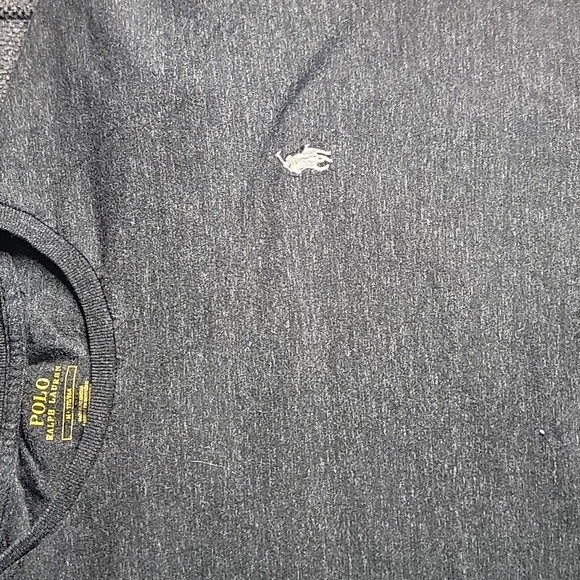 Men's Polo Ralph Lauren Size Medium T Shirt. Charcoal Grey - Picture 4 of 4
